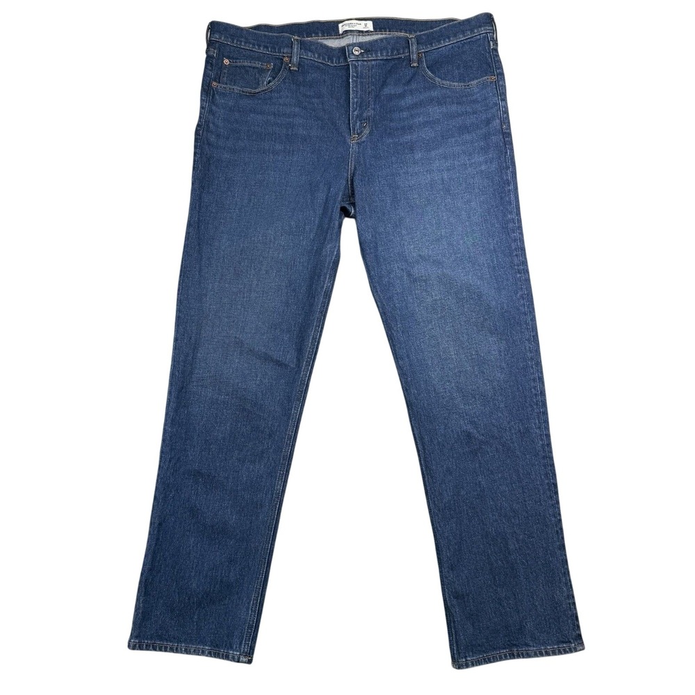 Abercrombie Fitch Jeans Women's 18L Blue Cotton Denim 90s Straight Leg Mid Rise